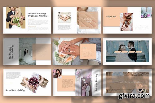 Telasah Wedding Powerpoint Google Slides and Keynote Templates