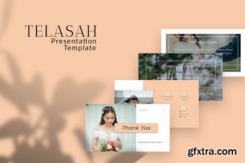 Telasah Wedding Powerpoint Google Slides and Keynote Templates