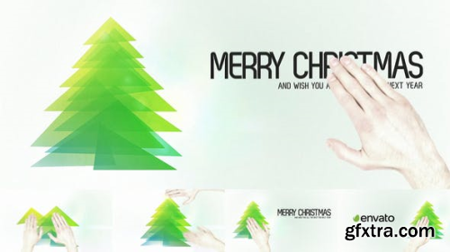 Videohive Touch Christmas Video Greeting Card 1054084