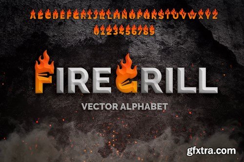 Fire Grill Alphabet