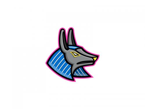 Anubis Egyptian God Mascot - anubis-egyptian-god-mascot