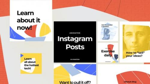 Videohive - Instagram Posts - Dynamic Puzzle