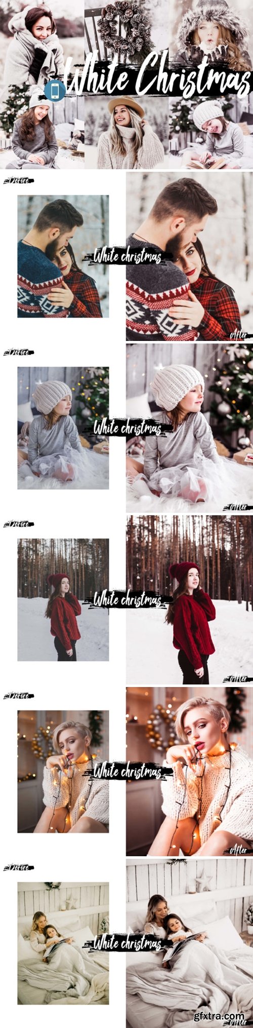 05 White Christmas Mobile Lightroom Presets 2210430