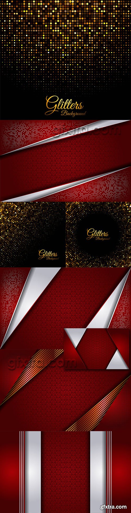 Luxury red background golden design elegant element