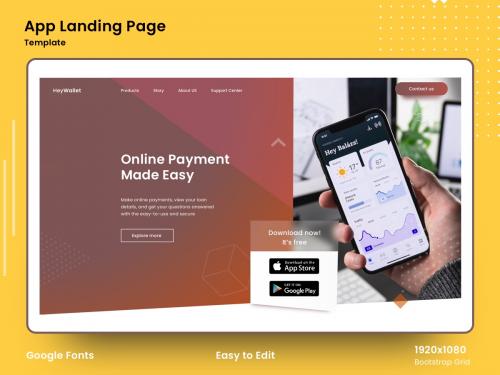 App Landing Page Template - app-landing-page-template-9cc48c69-279f-4c59-bd7e-09a62850c39b