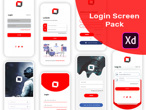 App Login Screen Pack - app-login-screen-pack