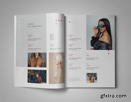 Girle Indesign Magazine Template