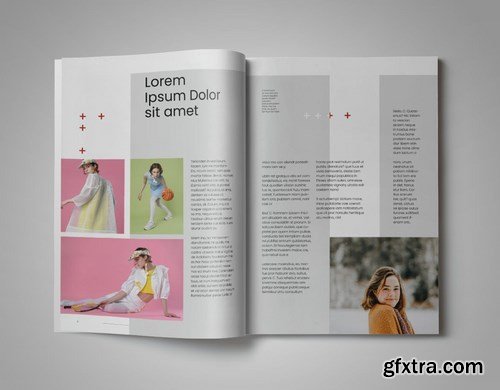 Girle Indesign Magazine Template