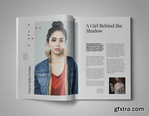 Girle Indesign Magazine Template