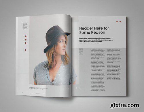 Girle Indesign Magazine Template