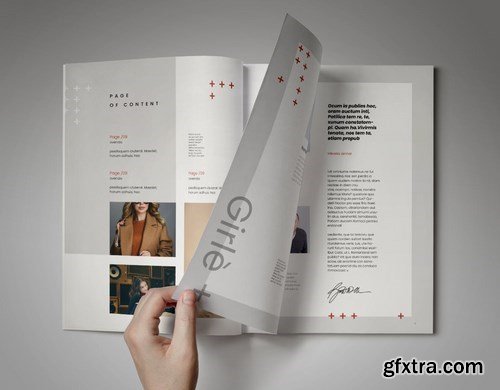 Girle Indesign Magazine Template