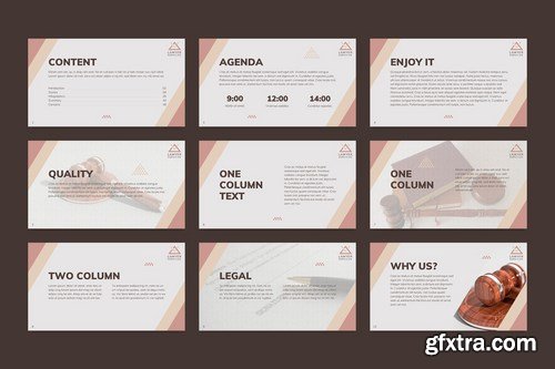 Legal Services PowerPoint Presentation Template