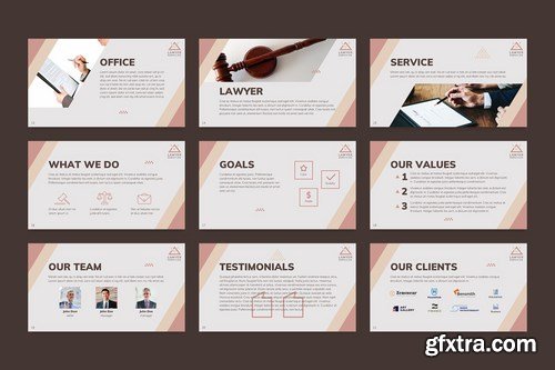 Legal Services PowerPoint Presentation Template