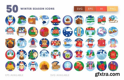 Winter Season Icons