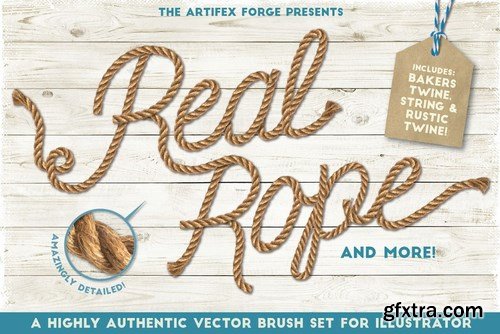 Real Rope - Illustrator Brushes