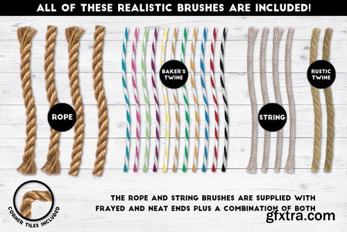 Real Rope - Illustrator Brushes