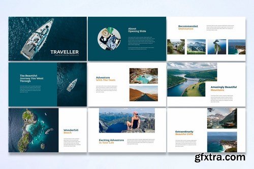 Traveller - Powerpoint Google Slides and Keynote Templates