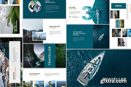 Traveller - Powerpoint Google Slides and Keynote Templates