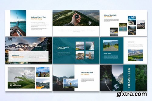 Traveller - Powerpoint Google Slides and Keynote Templates