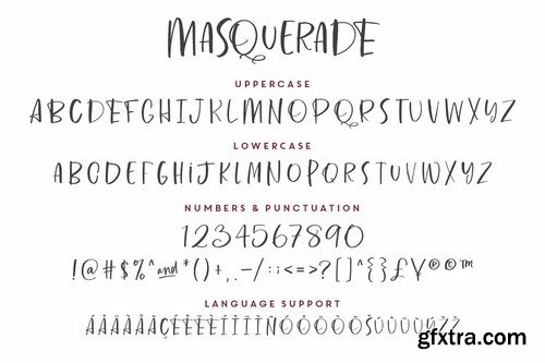 Masquerade Typeface