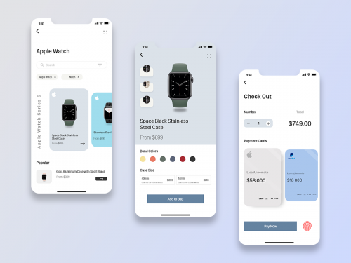 Apple Shop ! UI Kit - apple-watch-new-kit