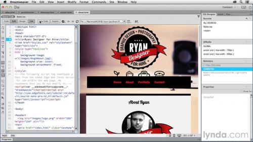 Lynda - Creating a First Website in Dreamweaver CC 2014 - 155934