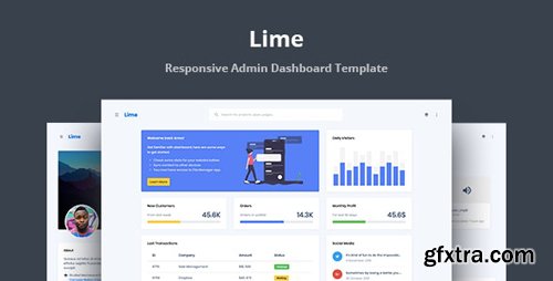 ThemeForest - Lime v1.0 - Responsive Admin Dashboard Template - 25184383