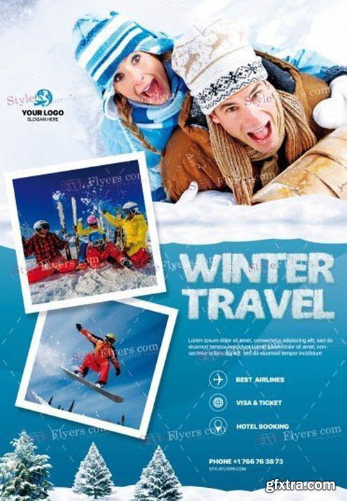 Winter Travel V0212 2019 PSD Flyer Template