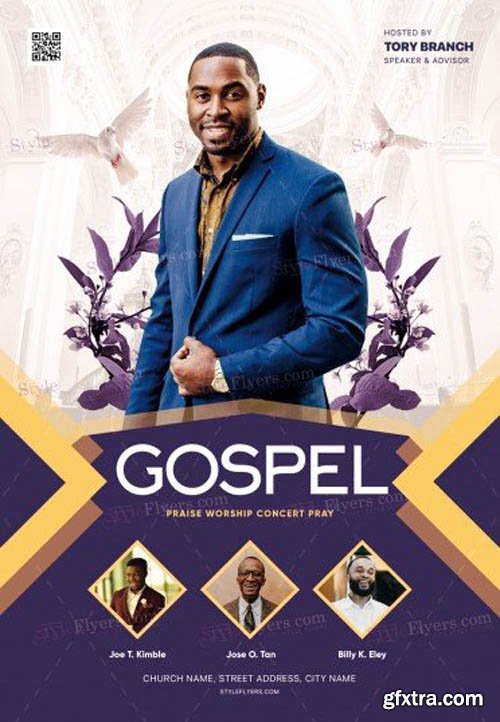 Gospel V0212 2019 PSD Flyer Template