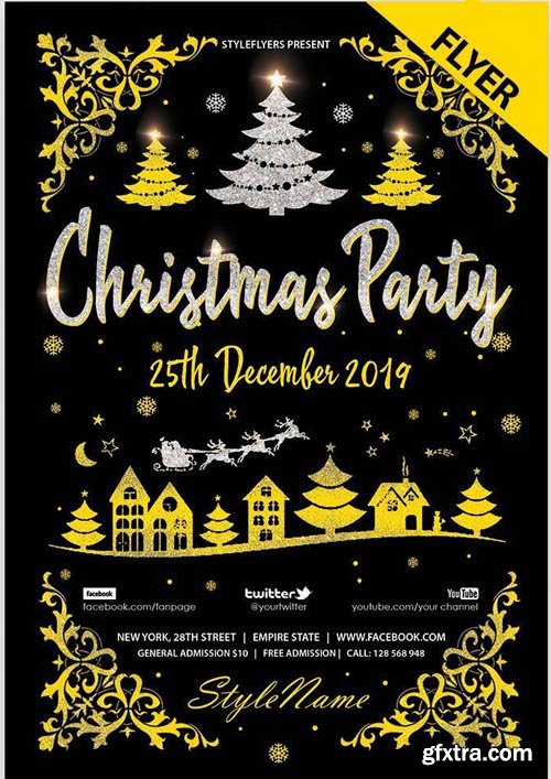 Christmas Party V0212 2019 PSD Flyer Template