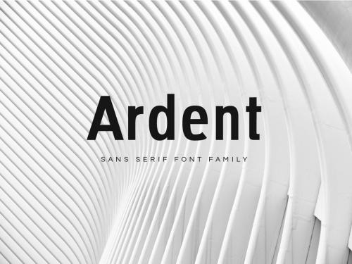 Ardent Sans - Modern Font Family - ardent-sans-modern-font-family