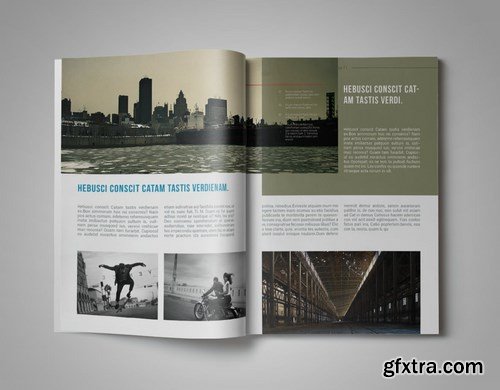 Bro-Ken InDesign Magazine Template