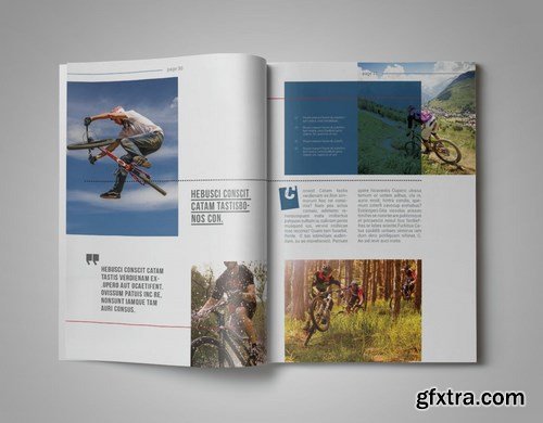 Bro-Ken InDesign Magazine Template