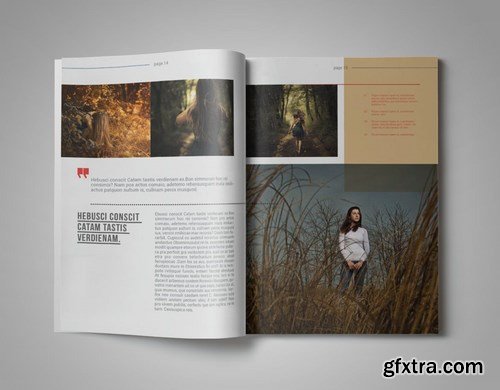 Bro-Ken InDesign Magazine Template