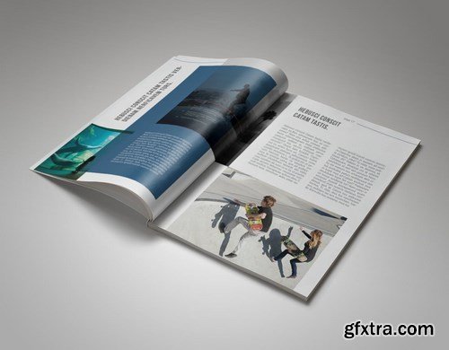 Bro-Ken InDesign Magazine Template