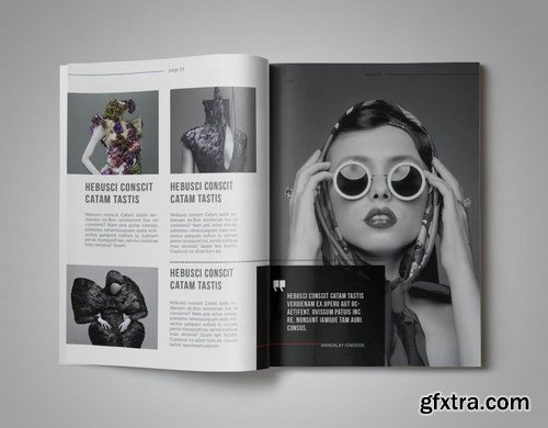 Bro-Ken InDesign Magazine Template