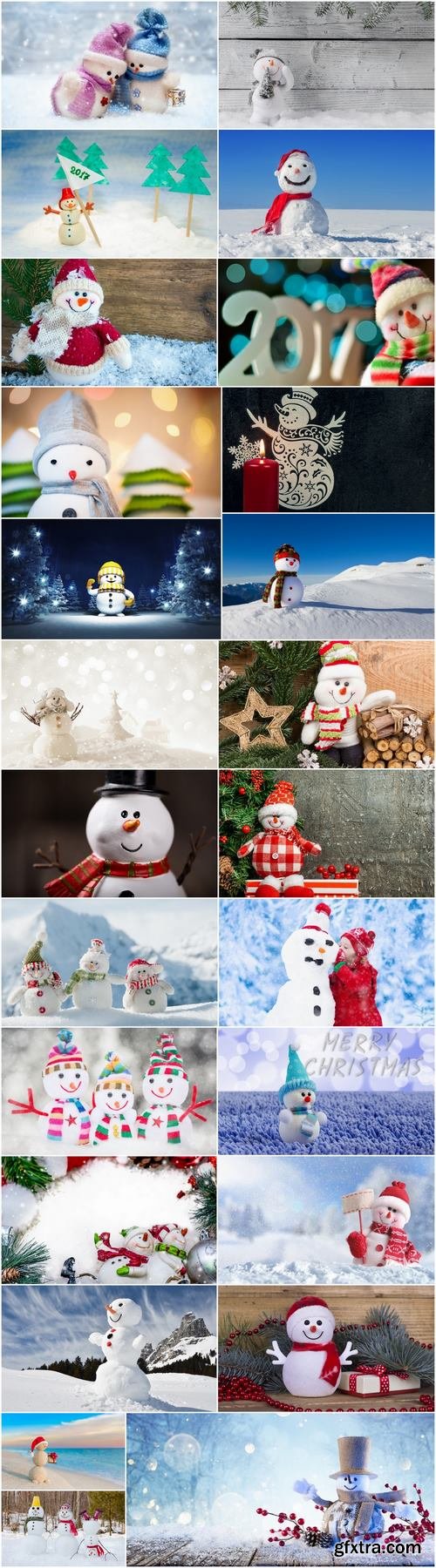 Snow snowman doll decoration new year christmas 25 HQ Jpeg