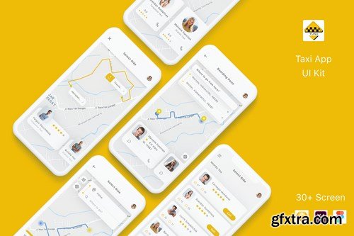 Yunu - Taxi App UI Kit