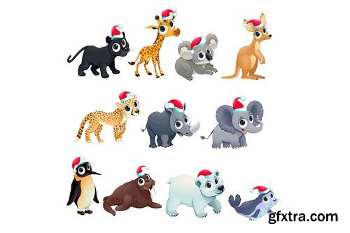 Funny Christmas Animals Pack