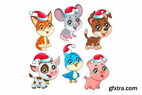 Funny Christmas Animals Pack