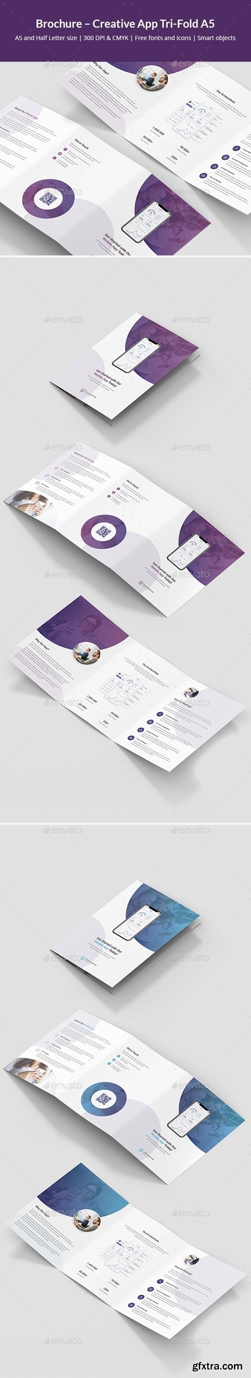 GraphicRiver - Brochure – Creative App Tri-Fold A5 25194581