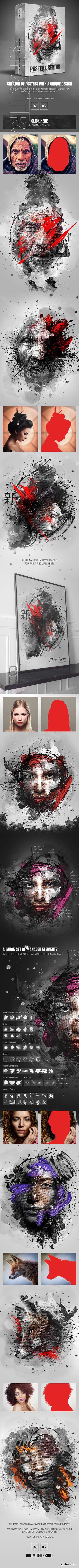 GraphicRiver - Poster Creator Photoshop Action 25155437