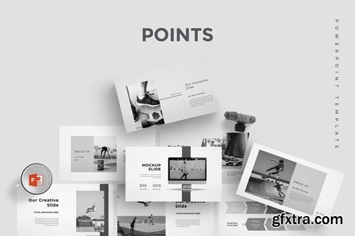 Points Powerpoint, Keynote and Google Slides Templates