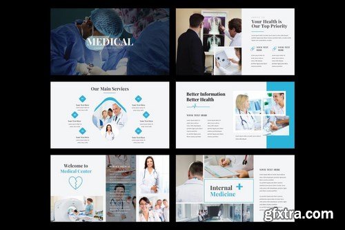 MEDICAL - Powerpoint Google Slides and Keynote Templates