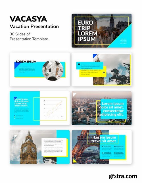 VACATIO - Vacation Powerpoint Google Slides and Keynote Templates