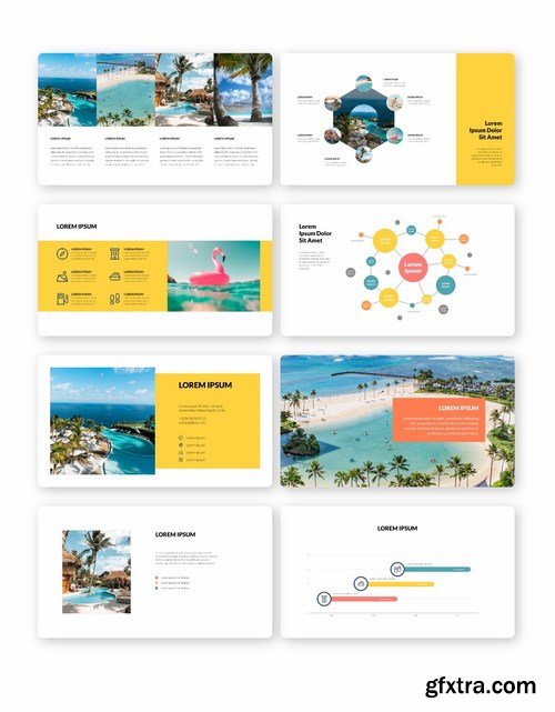 VACANIA - Vacation Powerpoint Google Slides and Keynote Templates