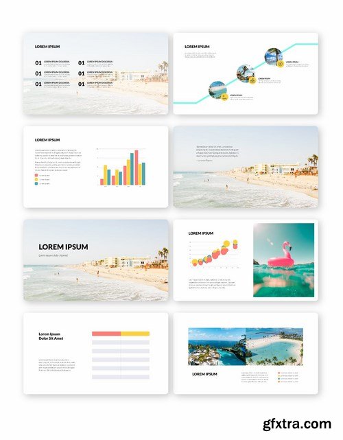 VACANIA - Vacation Powerpoint Google Slides and Keynote Templates