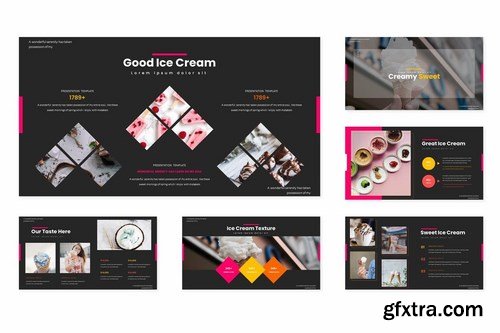 Creamy Sweet - Powerpoint Google Slides and Keynote Templates