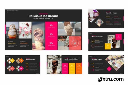 Creamy Sweet - Powerpoint Google Slides and Keynote Templates