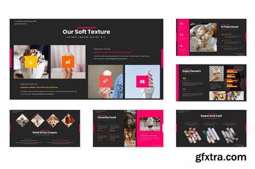 Creamy Sweet - Powerpoint Google Slides and Keynote Templates